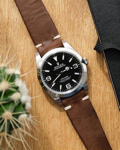 rolex explorer 214270 leather strap|rolex explorer 214270 price.